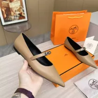 $102.00 USD Hermes Flat Shoes For Women #1293088