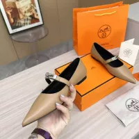 $102.00 USD Hermes Flat Shoes For Women #1293088