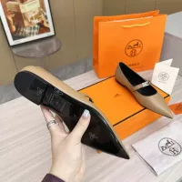 $102.00 USD Hermes Flat Shoes For Women #1293088