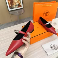 $102.00 USD Hermes Flat Shoes For Women #1293089