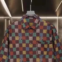 $72.00 USD Louis Vuitton LV Shirts Long Sleeved For Men #1295340
