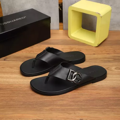 Dolce &amp; Gabbana D&amp;G Slippers For Men #1302879 $60.00 USD, Wholesale Replica Dolce &amp; Gabbana D&amp;G Slippers