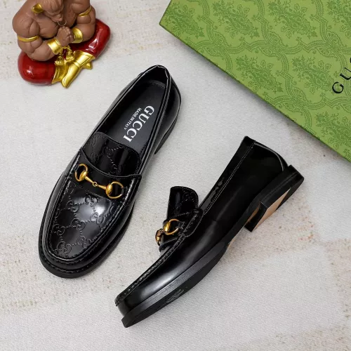 Replica Gucci Oxfords Shoes For Men #1303885 $88.00 USD for Wholesale