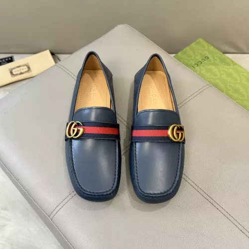 Replica Gucci Oxfords Shoes For Men #1303957 $88.00 USD for Wholesale