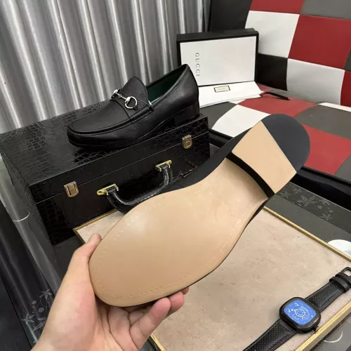 Replica Gucci Oxfords Shoes For Men #1303966 $92.00 USD for Wholesale