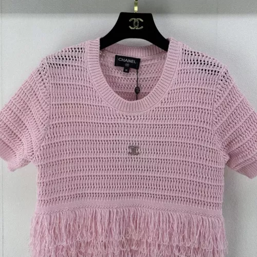 Replica Chanel T-Shirts Short Sleeved For Women #1304061 $72.00 USD for Wholesale