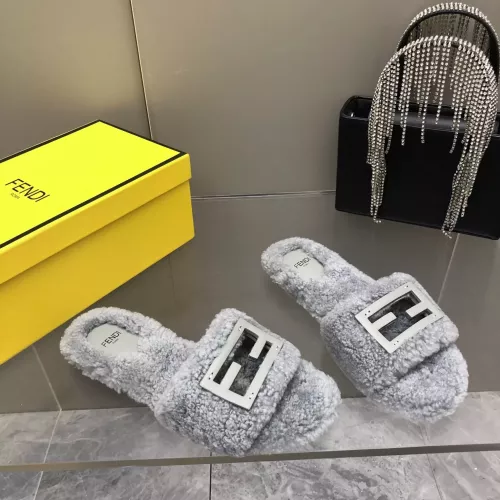 Replica Fendi Slippers For Women #1304657 $100.00 USD for Wholesale