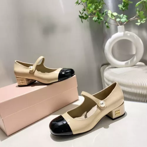 Replica MIU MIU High-Heeled Shoes For Women #1304710 $102.00 USD for Wholesale