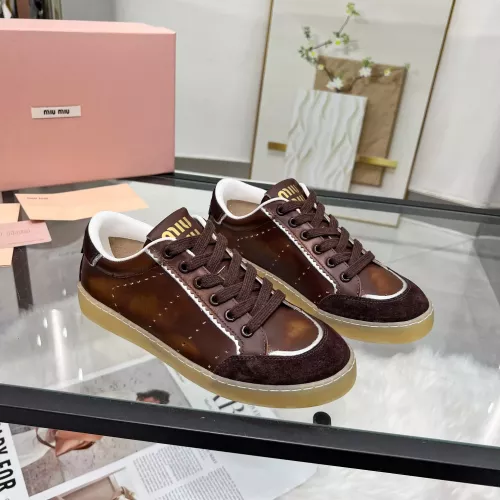 Replica MIU MIU Casual Shoes For Women #1304763 $92.00 USD for Wholesale