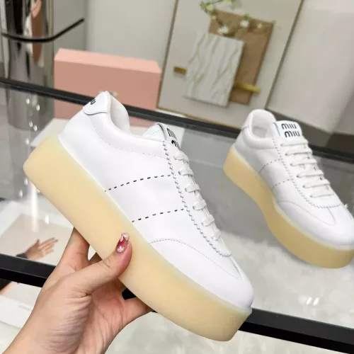 Replica MIU MIU Casual Shoes For Women #1304777 $98.00 USD for Wholesale