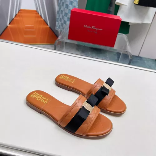 Replica Salvatore Ferragamo Slippers For Women #1304814 $85.00 USD for Wholesale