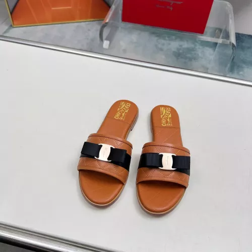 Replica Salvatore Ferragamo Slippers For Women #1304814 $85.00 USD for Wholesale