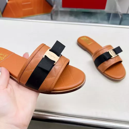 Replica Salvatore Ferragamo Slippers For Women #1304814 $85.00 USD for Wholesale