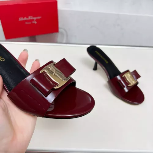 Replica Salvatore Ferragamo Slippers For Women #1304824 $85.00 USD for Wholesale