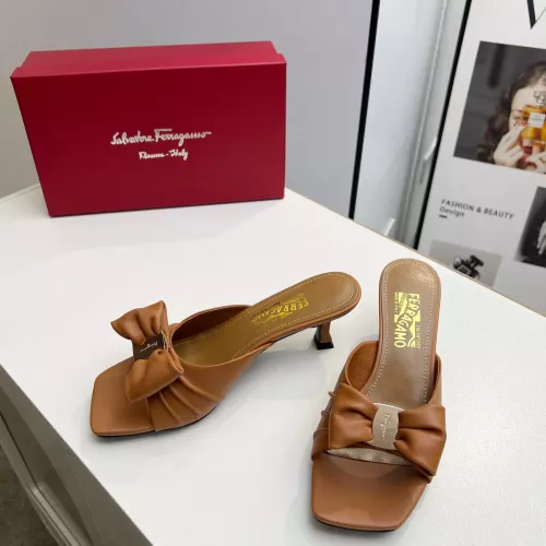 Replica Salvatore Ferragamo Slippers For Women #1304841 $88.00 USD for Wholesale