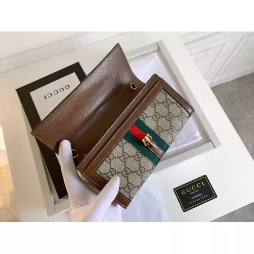 Replica Gucci Wallets #1305064 $45.00 USD for Wholesale