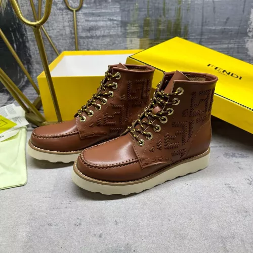 Replica Fendi Fashion Boots For Women #1305083 $130.00 USD for Wholesale
