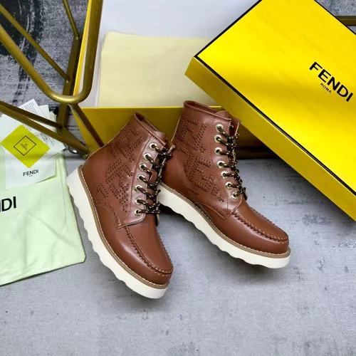 Replica Fendi Fashion Boots For Women #1305083 $130.00 USD for Wholesale