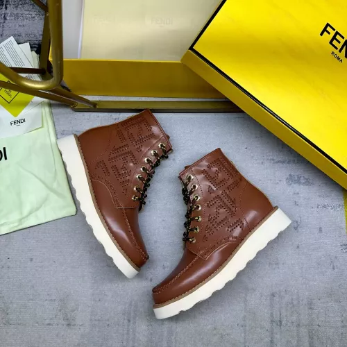 Replica Fendi Fashion Boots For Women #1305083 $130.00 USD for Wholesale