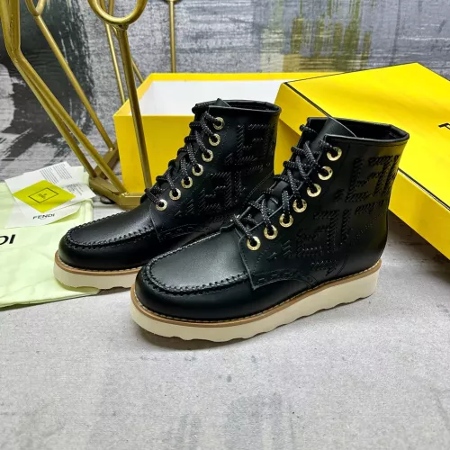 Replica Fendi Fashion Boots For Women #1305084 $130.00 USD for Wholesale