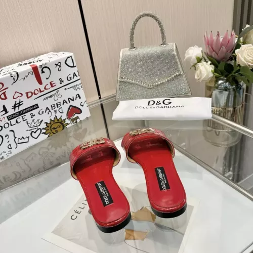 Replica Dolce & Gabbana D&G Slippers For Women #1305097 $80.00 USD for Wholesale