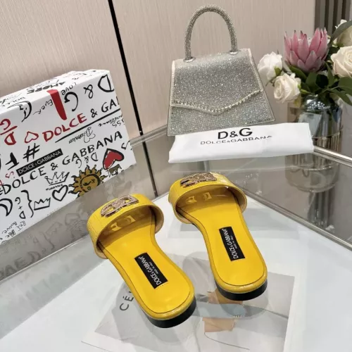 Replica Dolce & Gabbana D&G Slippers For Women #1305099 $80.00 USD for Wholesale