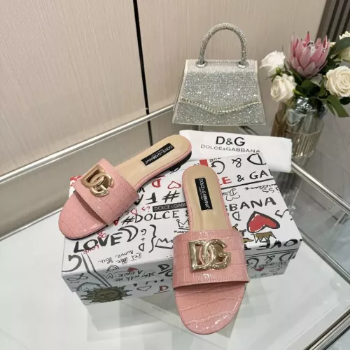 Replica Dolce & Gabbana D&G Slippers For Women #1305104 $80.00 USD for Wholesale