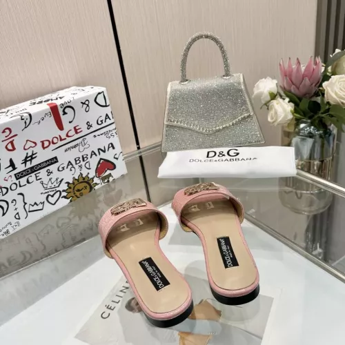 Replica Dolce & Gabbana D&G Slippers For Women #1305104 $80.00 USD for Wholesale