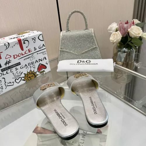 Replica Dolce & Gabbana D&G Slippers For Women #1305106 $80.00 USD for Wholesale