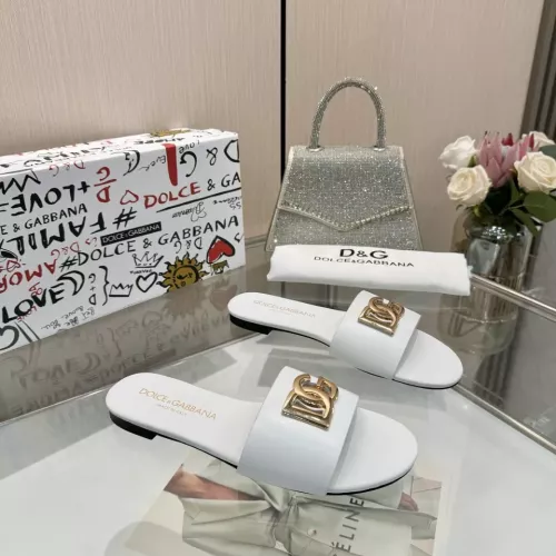 Replica Dolce & Gabbana D&G Slippers For Women #1305108 $80.00 USD for Wholesale