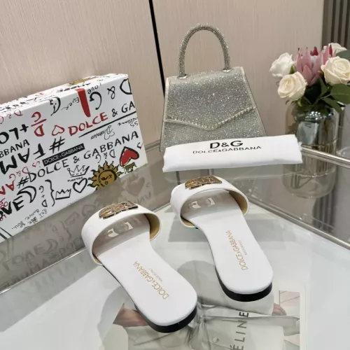Replica Dolce & Gabbana D&G Slippers For Women #1305108 $80.00 USD for Wholesale