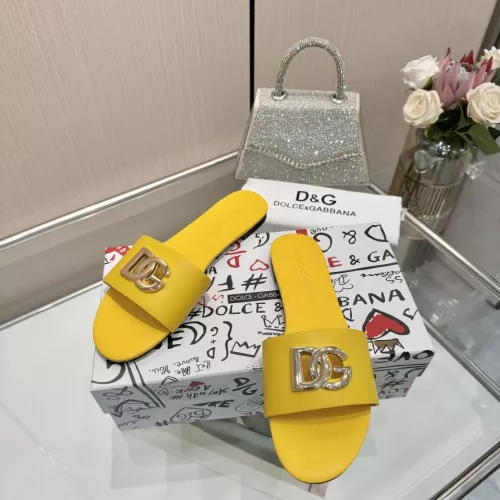 Replica Dolce & Gabbana D&G Slippers For Women #1305110 $80.00 USD for Wholesale