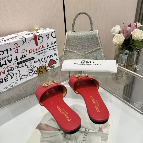 Replica Dolce & Gabbana D&G Slippers For Women #1305112 $80.00 USD for Wholesale