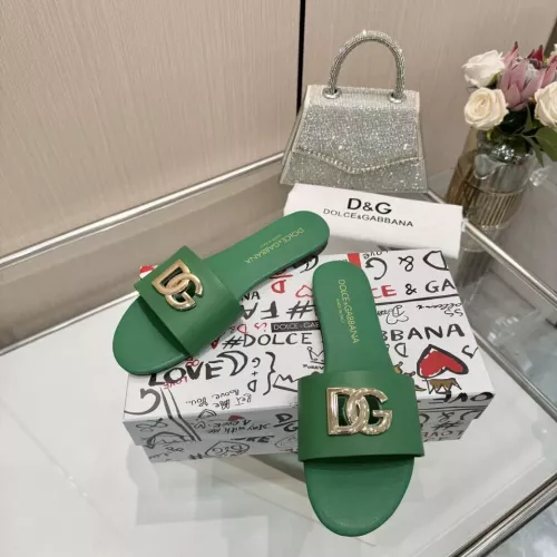 Replica Dolce & Gabbana D&G Slippers For Women #1305113 $80.00 USD for Wholesale