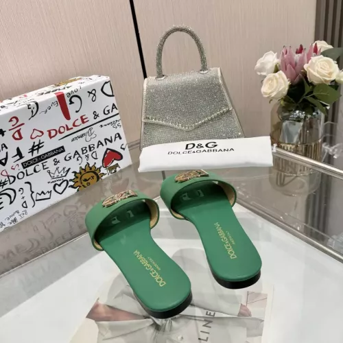 Replica Dolce & Gabbana D&G Slippers For Women #1305113 $80.00 USD for Wholesale