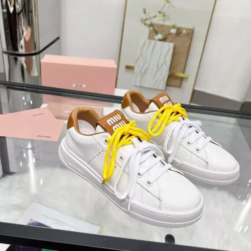 Replica MIU MIU Casual Shoes For Women #1305153 $92.00 USD for Wholesale