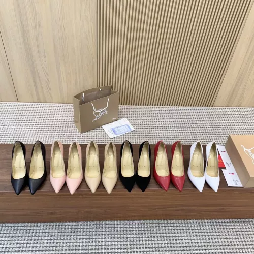 Replica Christian Louboutin High-heeled shoes For Women #1305195 $98.00 USD for Wholesale