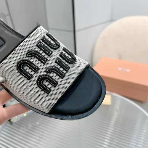 Replica MIU MIU Slippers For Women #1305250 $88.00 USD for Wholesale