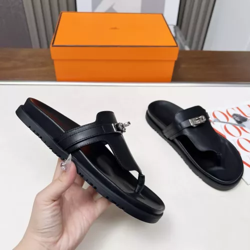 Replica Hermes Slippers For Women #1305346 $80.00 USD for Wholesale