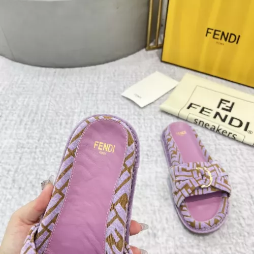 Replica Fendi Slippers For Women #1305357 $85.00 USD for Wholesale