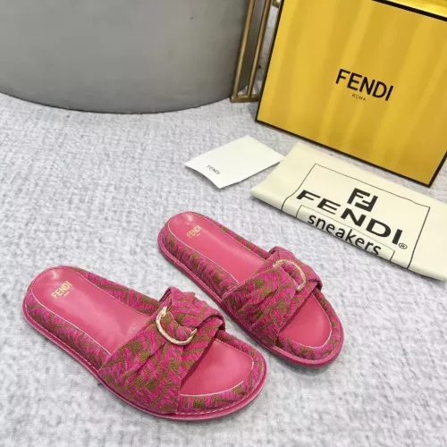 Replica Fendi Slippers For Women #1305358 $85.00 USD for Wholesale