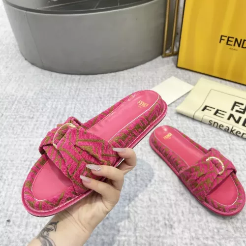Replica Fendi Slippers For Women #1305358 $85.00 USD for Wholesale
