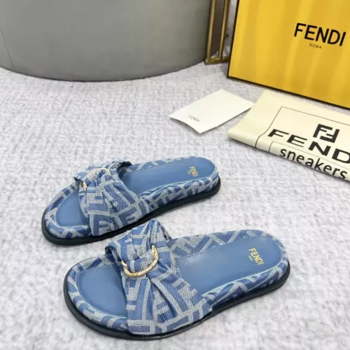 Fendi Slippers For Women #1305362 $85.00 USD, Wholesale Replica Fendi Slippers