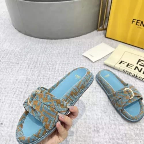 Replica Fendi Slippers For Women #1305363 $85.00 USD for Wholesale
