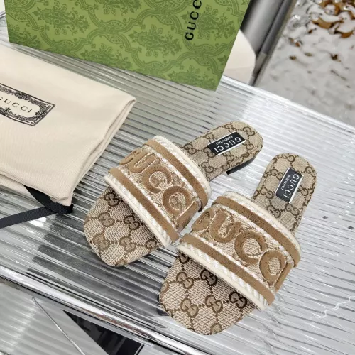Replica Gucci Slippers For Women #1305381 $80.00 USD for Wholesale