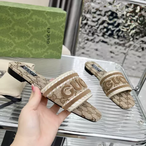 Replica Gucci Slippers For Women #1305381 $80.00 USD for Wholesale