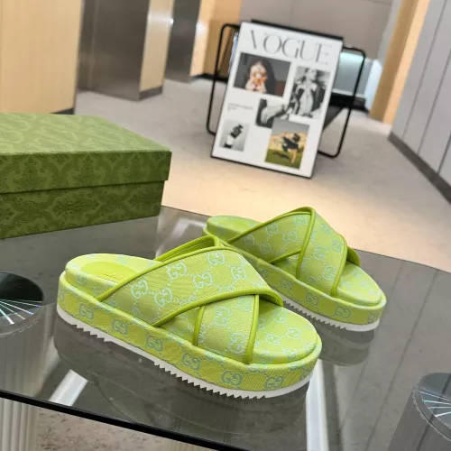 Replica Gucci Slippers For Women #1305382 $80.00 USD for Wholesale