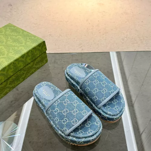 Replica Gucci Slippers For Women #1305390 $80.00 USD for Wholesale