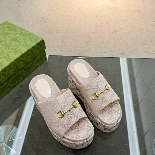 Replica Gucci Slippers For Women #1305394 $82.00 USD for Wholesale