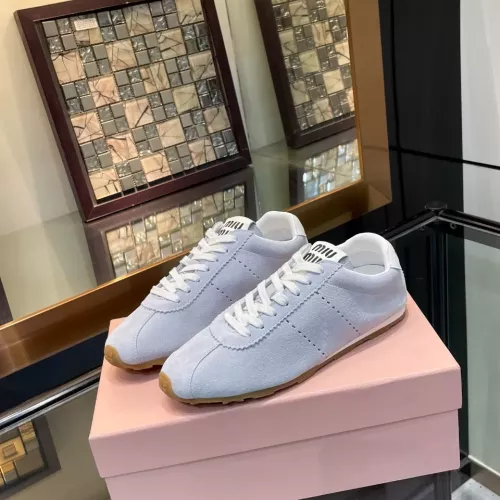 Replica MIU MIU Casual Shoes For Women #1305530 $85.00 USD for Wholesale
